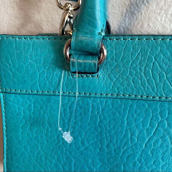 ❌SOLD❌ Kate Spade Perri Lane Satchel Turquoise - Picture 7 of 14
